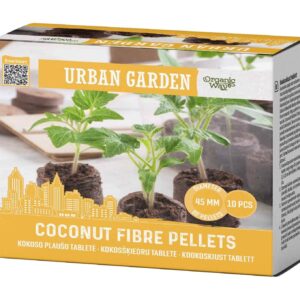 Kookoskiu pellet (tablett) 45mm, 10tk Urban Garden